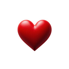 red heart on PNG background