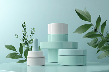 skin care product 3d design and packcage desing
