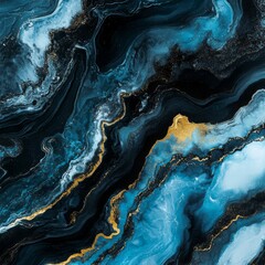 Obraz premium Modern elegant cover design set. Luxury fashionable background with abstract digital marble pattern in, black, blue color. Elite premium vector template for menu, brochure, flyer layout, presentation