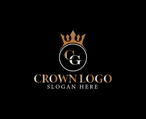 CROWN MINIMALIST BUSINESS LOGO