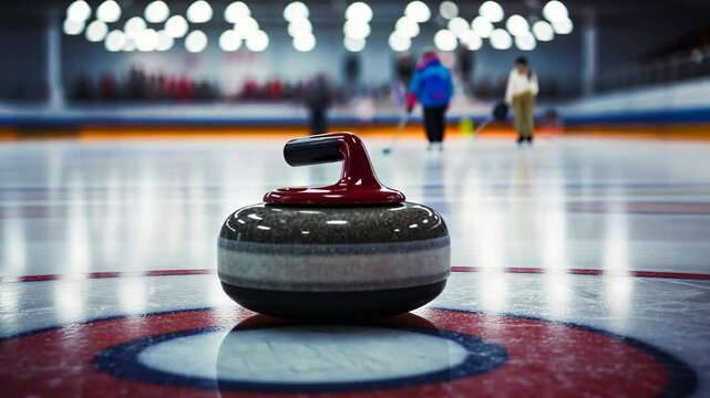 granite ice curling ball, sport, game, stone, target