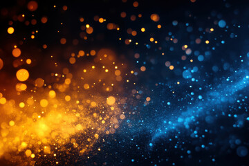 Fototapeta premium Abstract colorful particle background