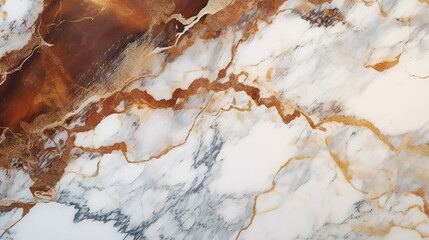 Fototapeta premium Luxurious Stone Background White and grey marble texture with high resolution. 