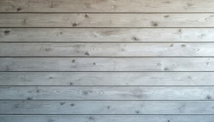Fototapeta premium Weathered gray wooden shiplap wall background. Rustic, coastal charm. Horizontal wood planks create a texture. Vintage weathered texture. Perfect for interior design home decor projects.