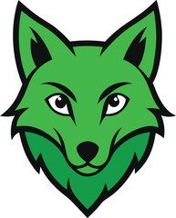 wolf head vector