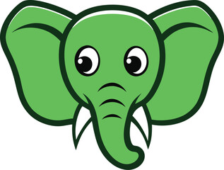funny cartoon elephant