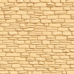 Obraz premium Stone wall. Light brown rock texture. Stone grunge backdrop. Rocky texture background with copy space for design. Web banner. Wide. Panoramic.