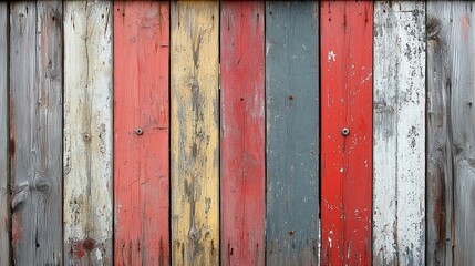 A canvas of faded, distressed denim and weathered wood grain, whispering tales of countless stories lived and dreams chased in the heart of a forgotten era. 