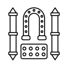 3D Gold Alphabet Icons Set for Business Design