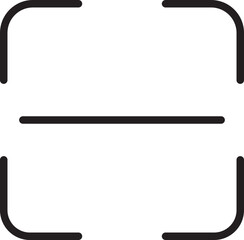 Recognition, biometric identification icon. Recognition and scan icon. Authentication and cyber security vector graphic editable stroke. Verification icon for web and mobile app.