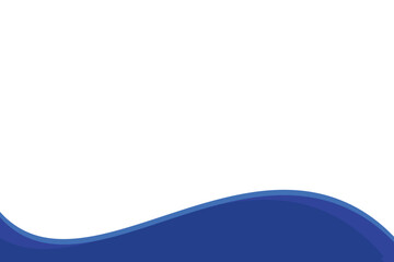 Obraz premium blue wave background