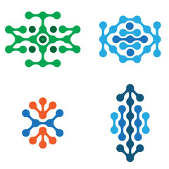 Vector Metaball Connect Dot Set. Molecule chain. Circle Shapes. Abstract Geometric Dots. Morphing Blob for Pattern, Sticker, Badge, Poster, Web Design.