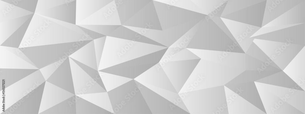 Poster geometric abstract background with polygonal design for creative projects and modern interiors.