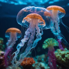 Fototapeta premium jelly fish in aquarium