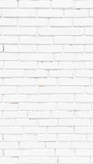 Obraz premium Clean, bright white ceramic brick tiles forming a seamless wall texture, bricks, design, pattern