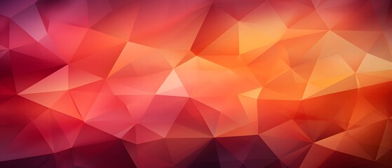 Fototapeta premium Abstract Polygonal Background with Warm Tones for Modern Graphic Designs