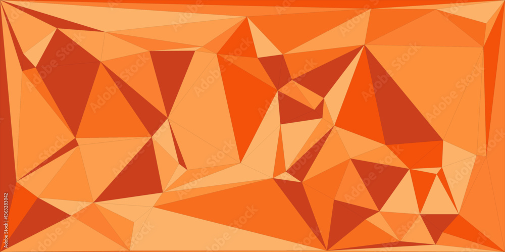 Poster light dark clear plain warm vibrant orange red yellow background. abstract orange geometric backgrou