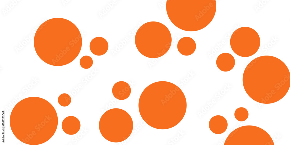 Poster pattern bursts forth with a vibrant confetti explosion of colorful dots background. seamless pattern