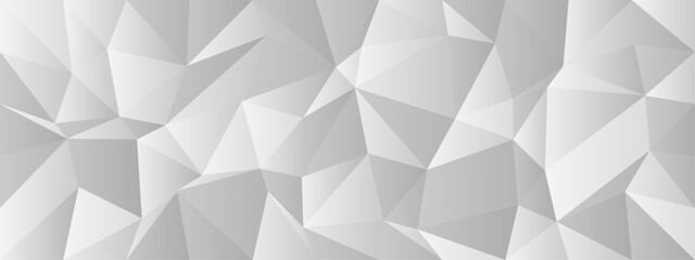 Abstract geometric pattern with triangular shapes in gray tones for modern design backgrounds.