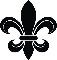 fleur de lis vector icon