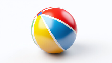Fototapeta premium beach ball isolated on white