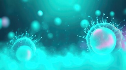 Abstract depiction of cellular structures