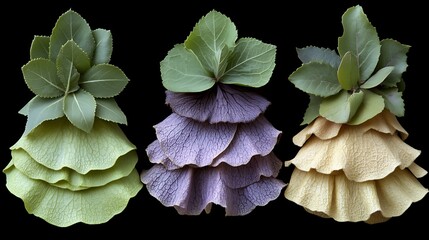 Floral Fashion Three Dresses.