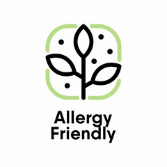 Allergy Friendly information sign