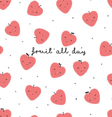 heart pattern illustration for print