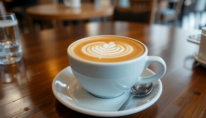 Obraz premium cup of cappuccino, coffee, capuccino, hot coffee, hot capuccino, 