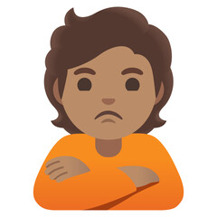 Person with Arms Crossed
