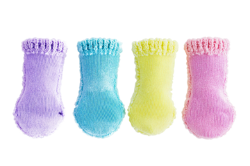 three pairs of socks with ru ru ru ru ru ru ru ru ru ru ru ru ru ru cutout and isolated on transparent background 