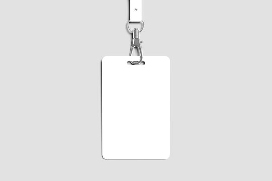 blank Id card mockup