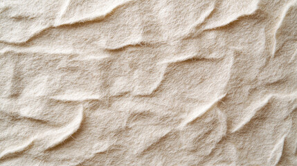 Obraz premium A textured surface resembling soft, natural fibers, showcasing an organic, understated design with subtle waves and gentle contours.