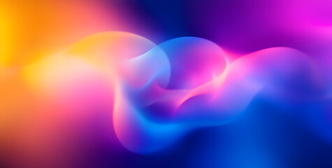 Fototapeta premium Abstract Gradient With Yellow, Magenta, and Blue