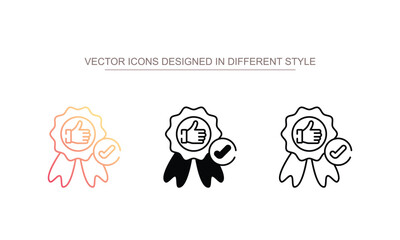 Gurantee icon design with white background stock illustration