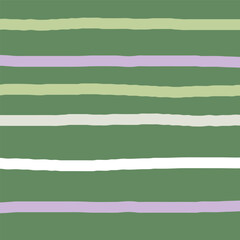 Obraz premium Wavy Stripe Pattern Set – Hand-Drawn Horizontal Vector Designs