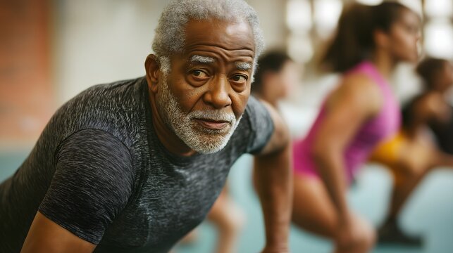 Retired teacher embraces fitness by joining boot camp classes at local gym to improve health and stay active