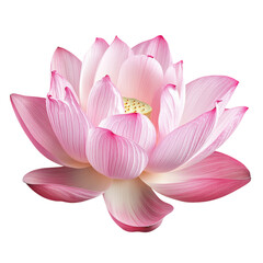 Stunning Pink Lotus Flower in Full Bloom