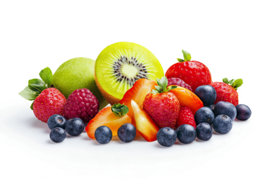 a pile of fruit with a kil of kil of kil of kil of ki cutout and isolated on transparent background 