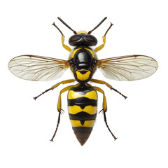Detailed View of a Yellowjacket Wasp