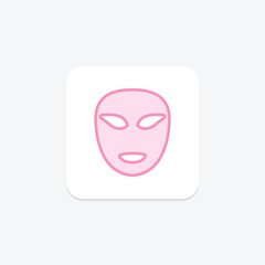 Led Face Mask, vector, pixel perfect, illustrator file
