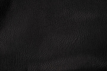 Black leather texture backgorund. Leather as a backdrop