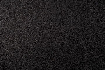 Black leather texture backgorund. Leather as a backdrop