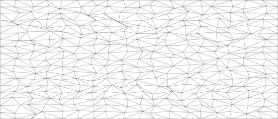 Abstract geometric chaos pattern with random triangular shapes for modern art and design.