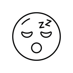 Sleeping Vector icon