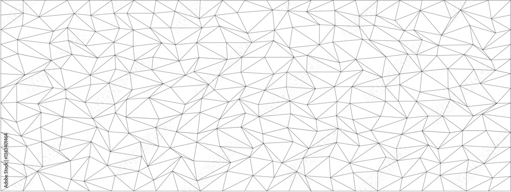 Poster geometric chaos pattern with abstract triangular lines for creative design and artistic background c