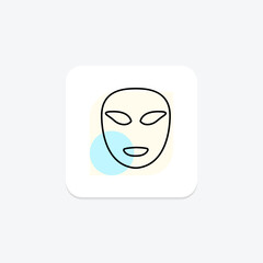 Led Face Mask, vector, pixel perfect, illustrator file