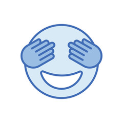 Obraz premium shy Vector icon