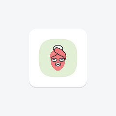 Facial Muscle Toning Belt, vector, pixel perfect, illustrator file